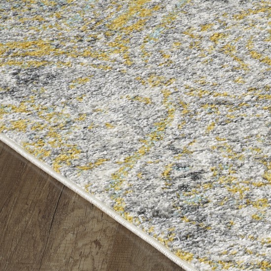 Totti Loops Cream/Yellow 2x8 Oriental Rug