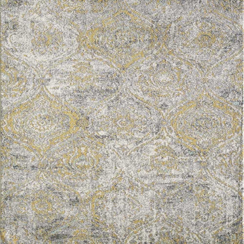 Totti Loops Cream/Yellow 3x5 Oriental Rug