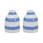 Vase (Set Of 2) 5.25"L x 6.75"H Ceramic