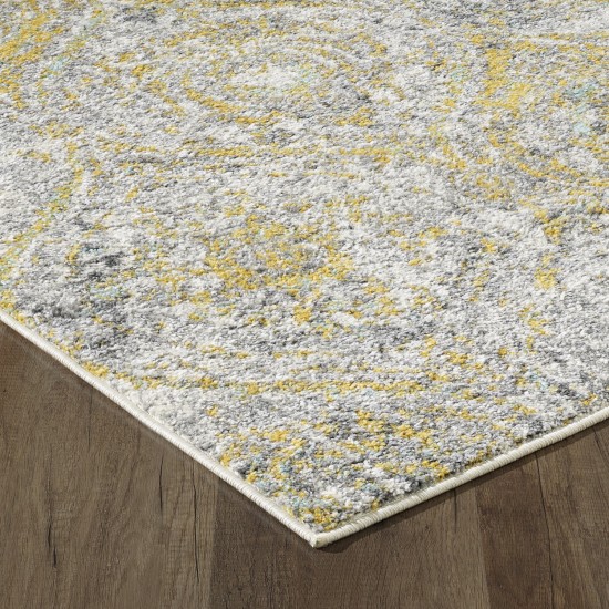 Totti Loops Cream/Yellow 3x5 Oriental Rug