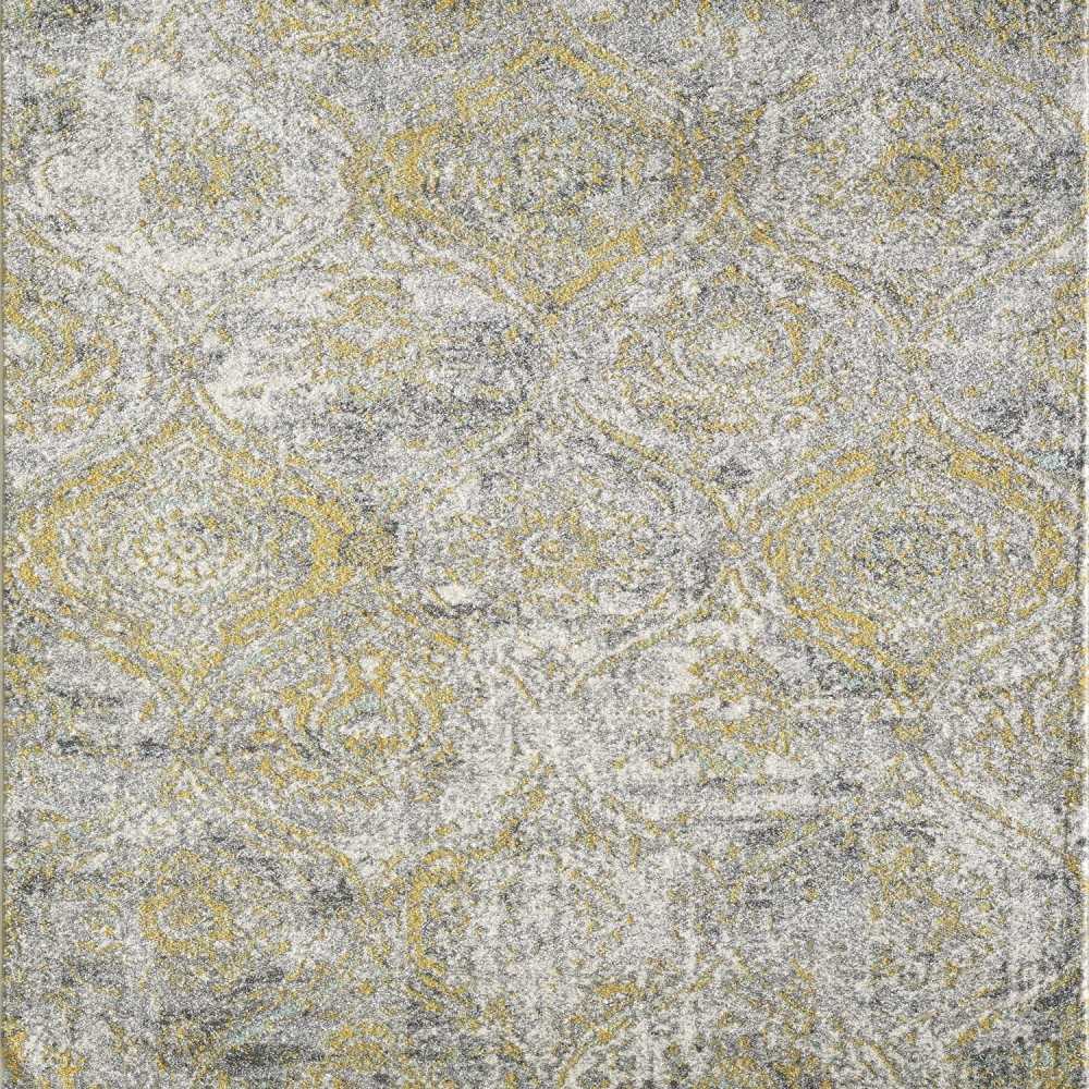 Totti Loops Cream/Yellow 5x7 Oriental Rug