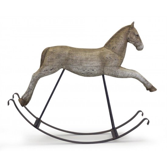 Horse Rocker 22.25"L x 19.25"H Resin