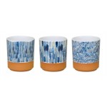 Pot (Set Of 3) 3.25"D x 3.5"H Dolomite