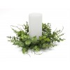 Eucalyptus Candle Ring 17.5"D Plastic (Fits A 6" Candle)