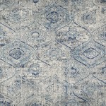 Totti Loops Navy/Cream 2x8 Oriental Rug