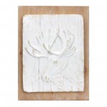 Moose And Deer Plaque (Set Of 2) 11.75"L x 16"H Mdf/Resin