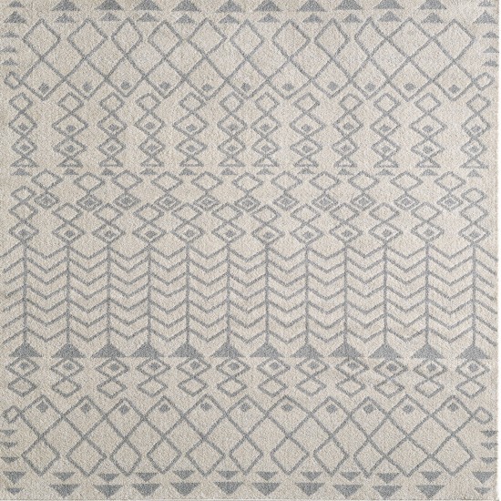 Totti Loops Cream/Gray 3x5 Southwestern Rug