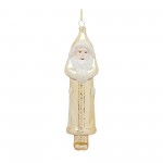 Santa Ornament (Set Of 12) 8.75"H Glass