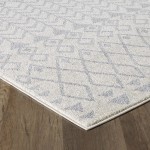 Totti Loops Cream/Gray 6x9 Southwestern Rug