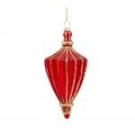 Ornament (Set Of 6) 6"H, 6.5"H Glass