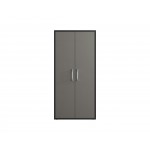 Eiffel 73.43" Garage Cabinet with 4 Adjustable Shelves in Grey Gloss