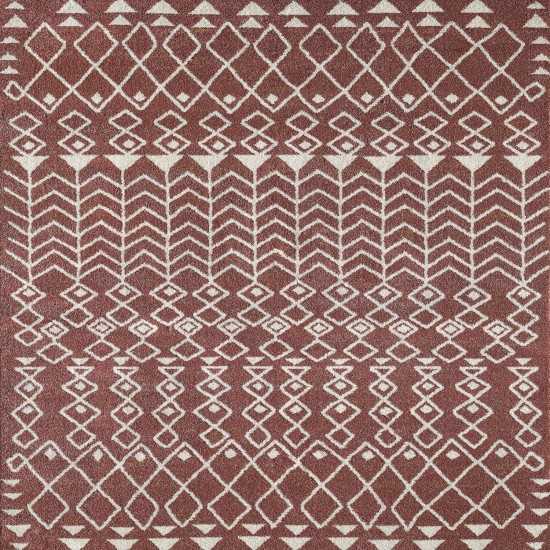 Totti Loops Terracotta/Cream 3x5 Southwestern Rug