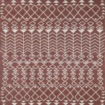 Totti Loops Terracotta/Cream 6x9 Southwestern Rug