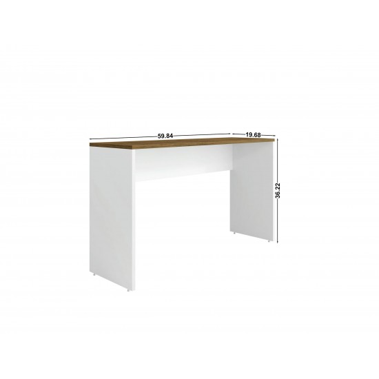 Eiffel Garage Desk in White Gloss