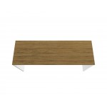 Eiffel Garage Desk in White Gloss