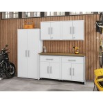 Eiffel 6-Piece Garage Storage Set in White