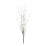 Glitter Branch (Set Of 6) 48"H Bamboo/Plastic, Silver