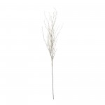 Glitter Branch (Set Of 6) 48"H Bamboo/Plastic, Silver