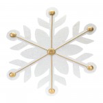 Snowflake (Set Of 12) 15.5"H, 22"H Iron