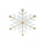 Snowflake (Set Of 12) 15.5"H, 22"H Iron