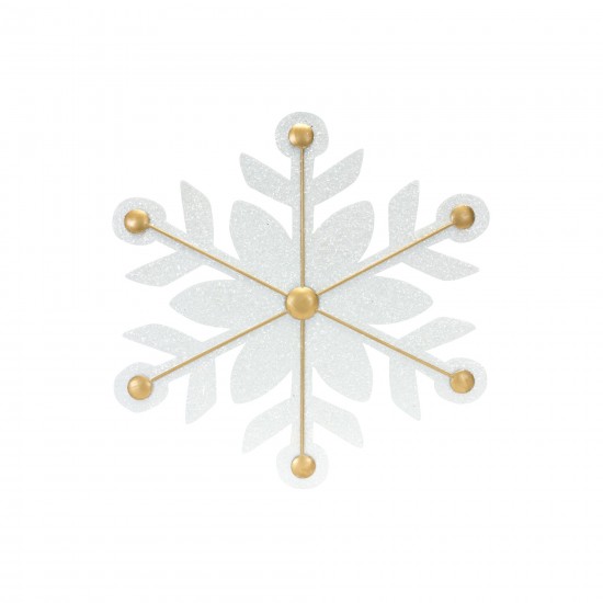 Snowflake (Set Of 12) 15.5"H, 22"H Iron