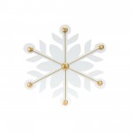 Snowflake (Set Of 12) 15.5"H, 22"H Iron