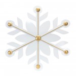 Snowflake (Set Of 12) 15.5"H, 22"H Iron