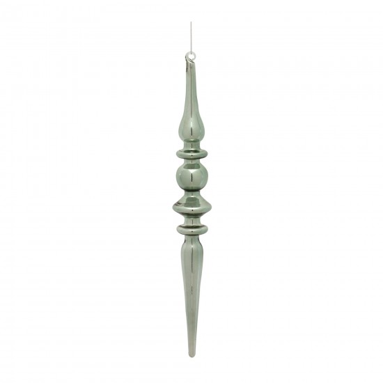 Finial Drop Ornament (Set Of 12) 12"H Glass