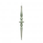 Finial Drop Ornament (Set Of 12) 12"H Glass