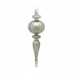 Finial Ornament (Set Of 6) 10"H Glass