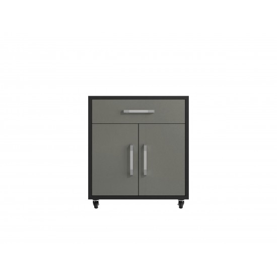 Eiffel 5-Piece Garage Storage Set in Matte Black and Grey