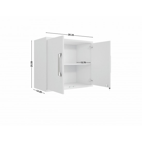 Eiffel 4-Piece Garage Storage Set in White