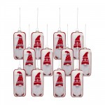 Gnome Ornament (Set Of 12) 6.25"H Glass