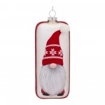 Gnome Ornament (Set Of 12) 6.25"H Glass