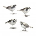 Bird (Set Of 12) 2.5"H Resin