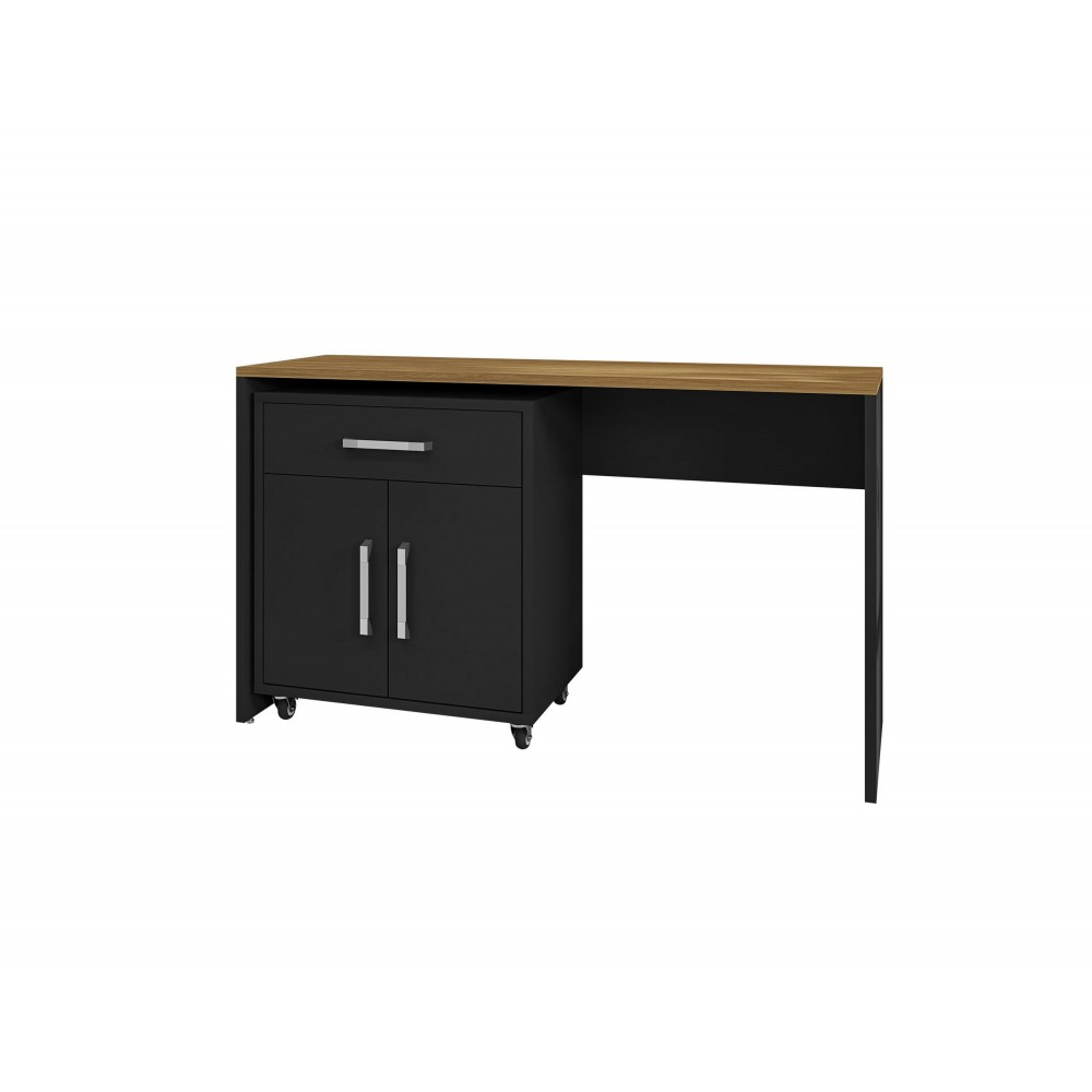 Eiffel Garage Work Station Set of 2 in Matte Black