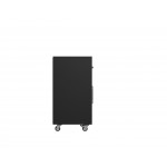 Eiffel Garage Work Station Set of 2 in Matte Black