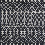 Totti Loops Navy/Cream 9x12 Southwestern Rug