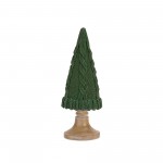 Tree (Set Of 2) 12.25"H, 18.25"H Resin, Green, Brown