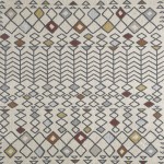 Totti Loops Cream/Multicolor 2x8 Southwestern Rug