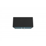 Eiffel 2-Piece Storage Garage Set in Matte Black and Aqua Blue