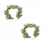 Mixed Pine Garland (Set Of 2) 6'L Pvc