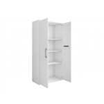 Eiffel Storage Cabinet in White (Set of 2)