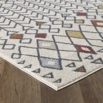 Totti Loops Cream/Multicolor 9x12 Southwestern Rug