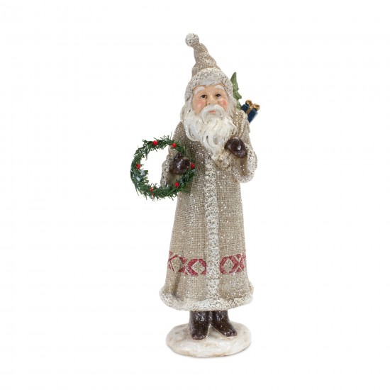 Santa (Set Of 2) 13.25"H Resin