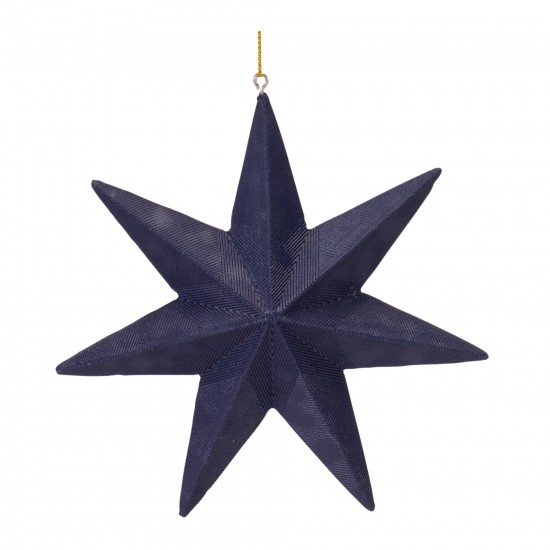 Star Ornament (Set Of 6) 5.75"H Resin