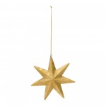 Star Ornament (Set Of 6) 5.25"H Resin