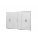 Eiffel Storage Cabinet in White (Set of 3)