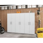 Eiffel Storage Cabinet in White (Set of 3)
