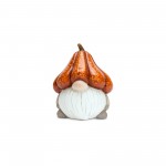 Gnome W/Pumpkin Hat (Set Of 2) 6.5"H, 11"H Terra Cotta